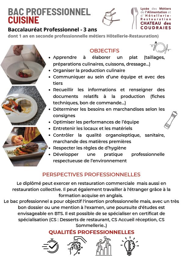 Flyer Lycée Hôtelier d'Étiolles