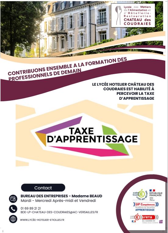 Infos taxe d'apprentissage