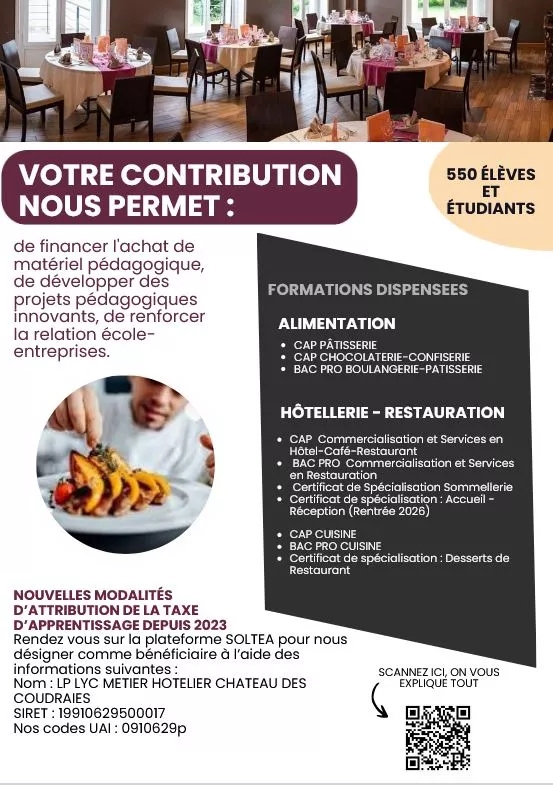 Infos taxe d'apprentissage